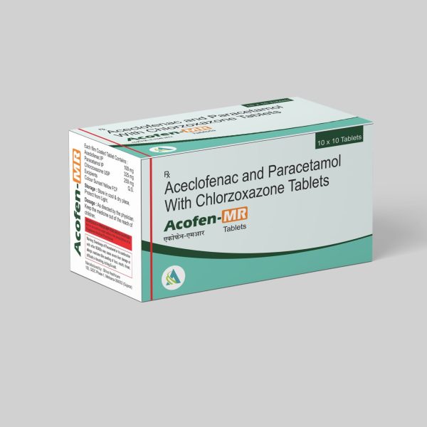 Aceclofenac, Paracetamol & Chlorzoxazone tablets