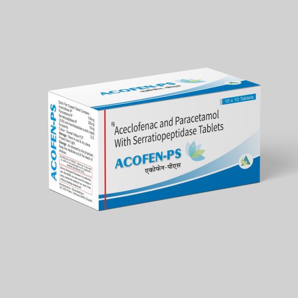 Aceclofenac, Paracetamol & Serratiopeptdase tablets