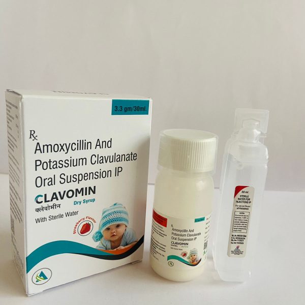 Amoxycillin & Potassium Clavulanate Oral Suspension IP Clavomin DS
