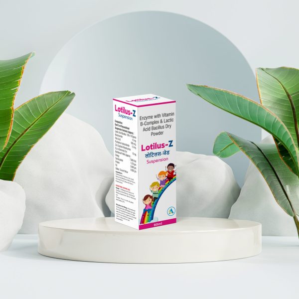 Enzyme with Vitamin B-Complex & Lactic Acid Bacillus Dry Powder Lotilus-Z Suspension 60ml
