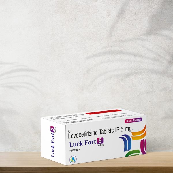 Levocetrizine Tablets IP 5 mg Luck Fort 5 Tablets